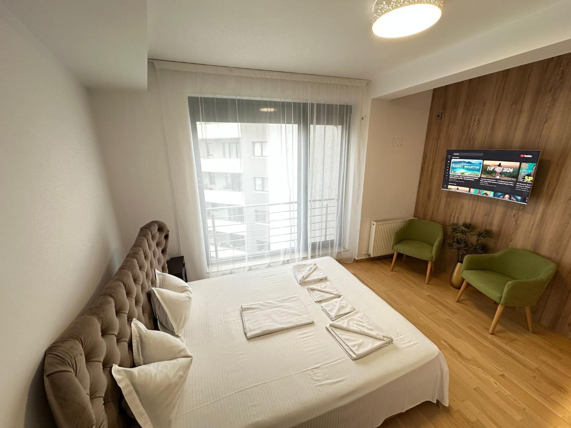 Centru Unirii Luxury Vip Palmier Apartament 2 Camere Cu Terasa Exterioara Amenajata ! Parcare Subterana Privata Climatizata Si Supravegheata Video Dar Doar Cu Rezervare In Limita Locurilor Disponibile !Proprietate In Regim Hoteliep - Nu Are Bucatarie Bucureşti Eksteriør bilde